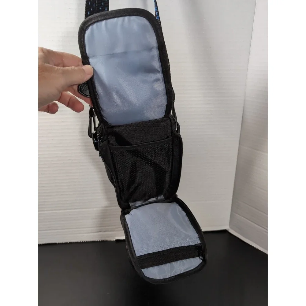 SAMSONITE CAMERA BAG PADDED CROSSBODY / CASE WITH COMPARTMENTS  BLACK EUC